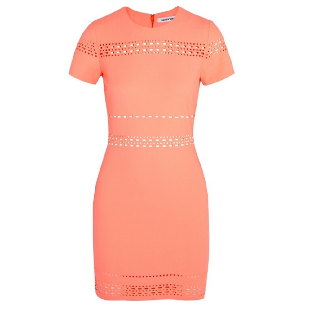 Elizabeth and James Ari dress in color color. Size 4. Small cut outs.